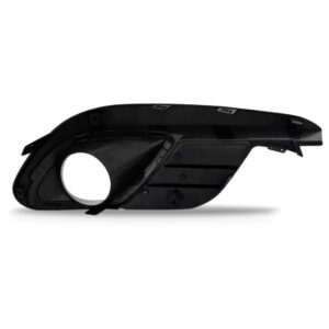 Moldura Farol Milha Grand Siena 2012 A 2016 Com Furo Cinza Lado Esquerdo