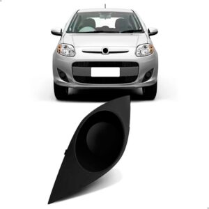 Moldura Milha Palio 2012 2013 2014 2015 2016 S/furo Preta Lado Esquerdo