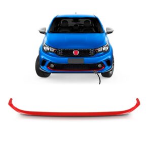 Friso Moldura Inferior Grade Fiat Argo 2018 19 2020 Vermelho