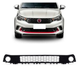 Tela Central Parachoque Dianteiro Argo 2017 A 2022 Preto