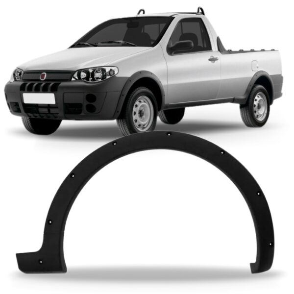 Moldura Paralama Strada Working Adventure  2004 05 06 2007 Lado Esquerdo