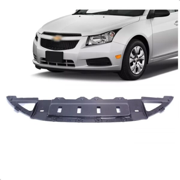 Defletor Cruze 2010 A 2015 Inferior Parachoque Dianteiro Preto