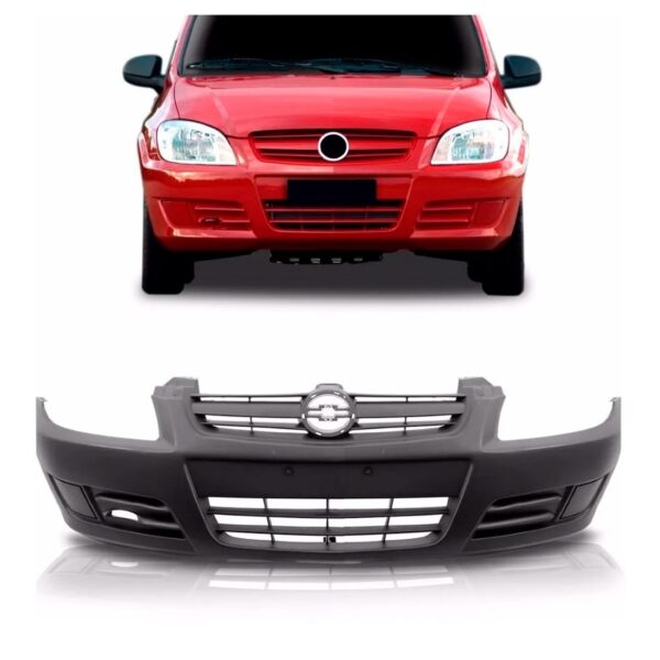 Parachoque Dianteiro P/ Celta 2006 2007 2008 2009 2010 2011 Preto