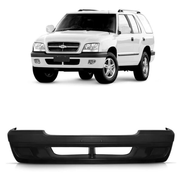 Parachoque Dianteiro S10 Blazer 2001 A 2008 1a Linha Novo Preto