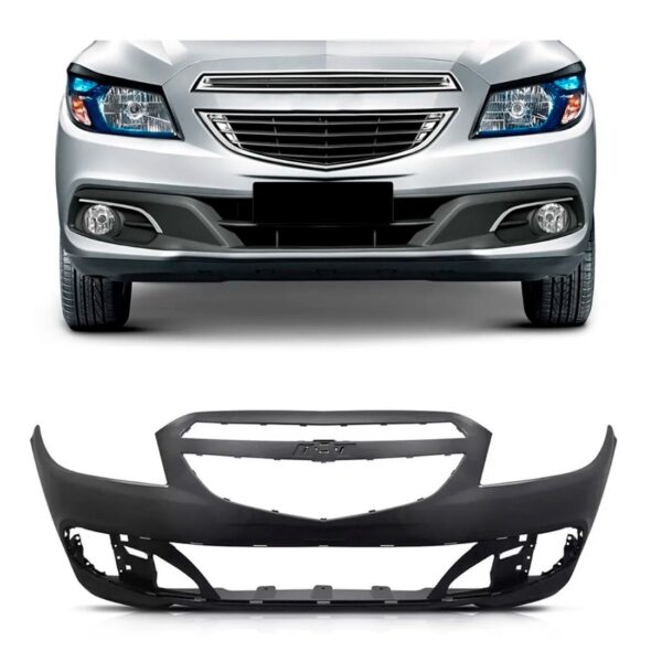 Parachoque Dianteiro P/ Onix Prisma Ltz 2013 14 A 2016 Preto Preto