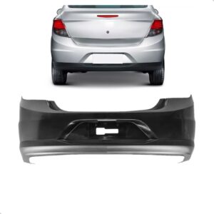 Parachoque Traseiro Prisma 2013 14 15 2016 S/ Furo 1a Linha