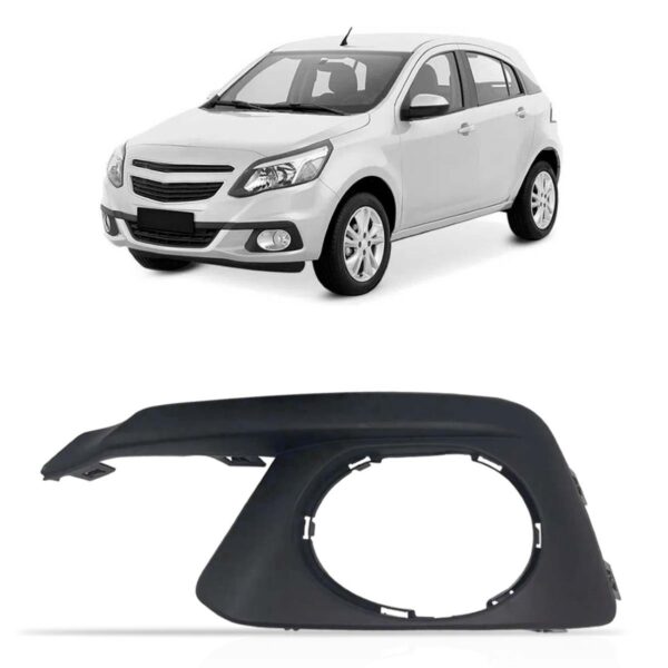 Moldura Milha Agile Com Furo 2013 2014 Lado Esquerdo