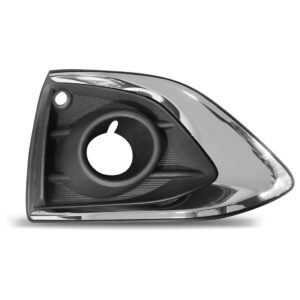 Moldura Milha Cruze 2020 A 2022 Furo Sensor Moldura Cromada Lado Direito