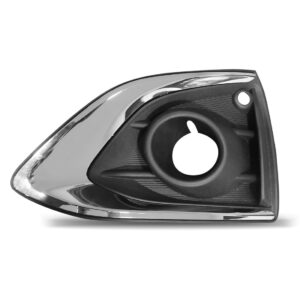 Moldura Milha Cruze 2020 A 2022 Furo Sensor Moldura Cromada Lado Esquerdo