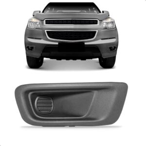 Tela Frontal Parachoque S10 2012 13 14 15 16 Sem Furo Milha Lado Direito