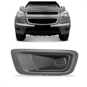 Tela Frontal Parachoque S10 2012 13 14 15 16 Sem Furo Milha Lado Esquerdo