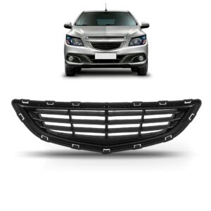 Grade Radiador Inferior Onix Prisma Lt 2013 A 2016 Preto