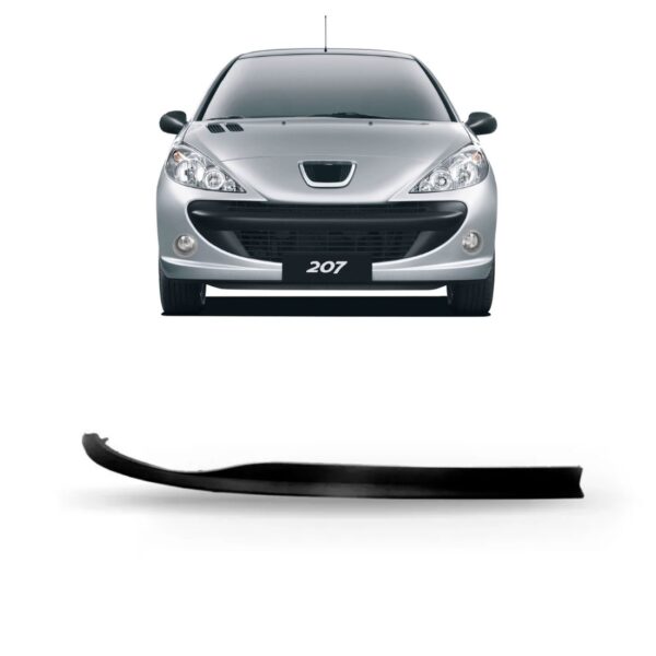 Spoiler Parachoque Dianteiro Peugeot 207 2008 2009 2010 2011 Lado Direito