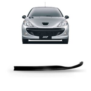 Spoiler Parachoque Dianteiro Peugeot 207 2008 2009 2010 2011 Lado Esquerdo
