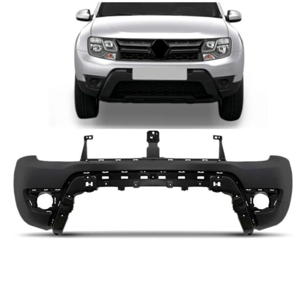 Parachoque Dianteiro Duster Oroch 2016 A 2021 1a Linha Novo Preto