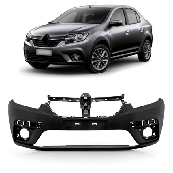 Envolvente Dianteiro  Logan Sandero 2020/... 1a Linha Preto