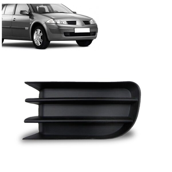 Moldura Farol Milha Megane 2005 06 2007 08 A 2013 Sem Furo Lado Esquerdo