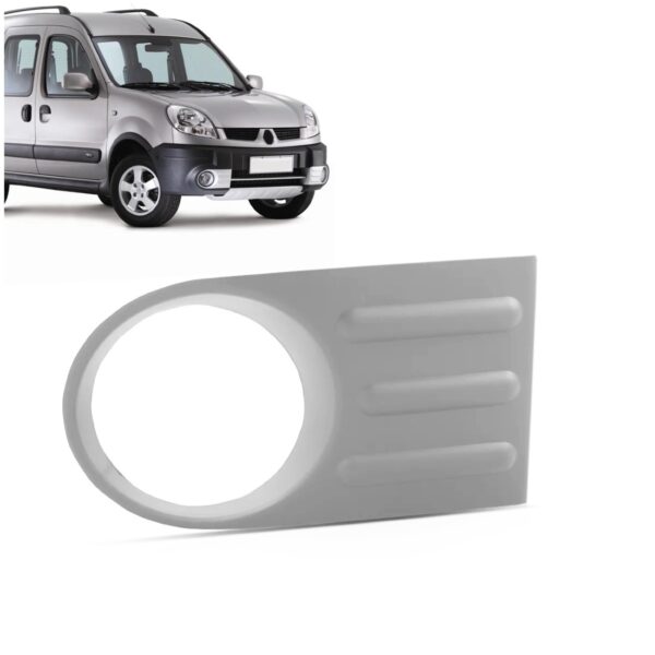 Moldura Farol Milha Kangoo 2008 2009 10 11 2012 Com Furo Lado Direito