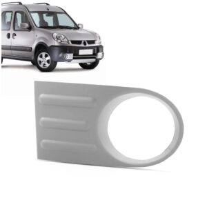 Moldura Farol Milha Kangoo 2008 2009 10 11 2012 Com Furo Lado Esquerdo