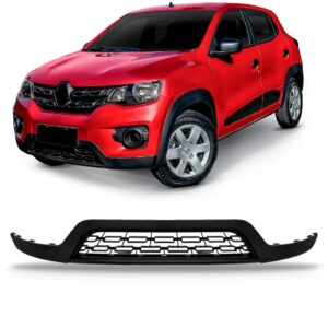 Spoiler Parachoque Dianteiro Kwid 2018 2019 2020 C/ Garantia Preto