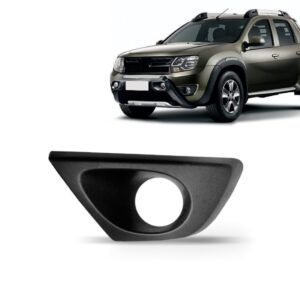 Moldura Farol Milha Duster Oroch 2016 17 18 2019 Com Furo Lado Esquerdo