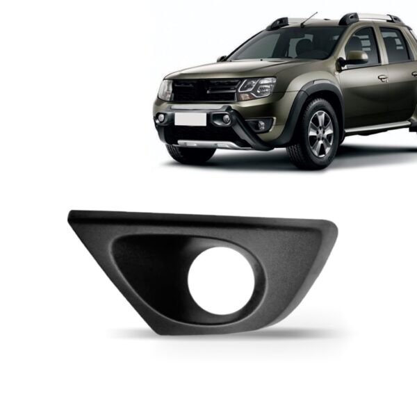 Moldura Farol Milha Duster Oroch 2016 17 18 2019 Com Furo Lado Esquerdo