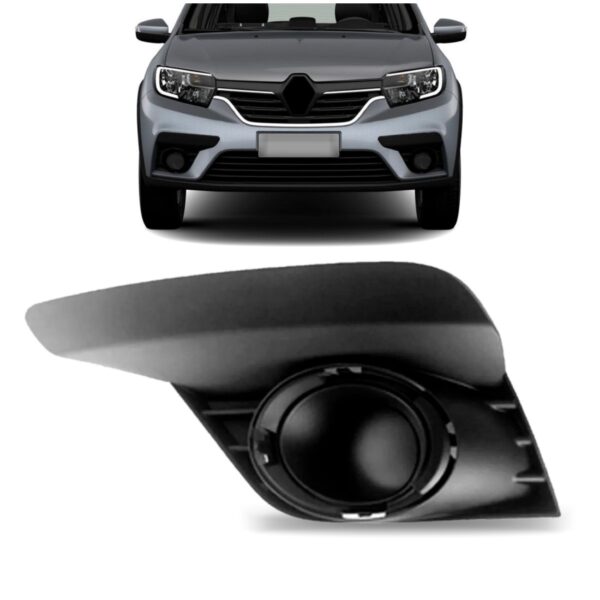 Grade Pchoque Dianteiro Logan Sandero 2020 A 2023 S/furo Le Plástico