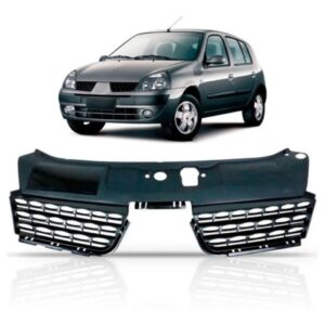 Grade Radiador Clio 2003 2004 2005 A 2006 1a Linha Preto