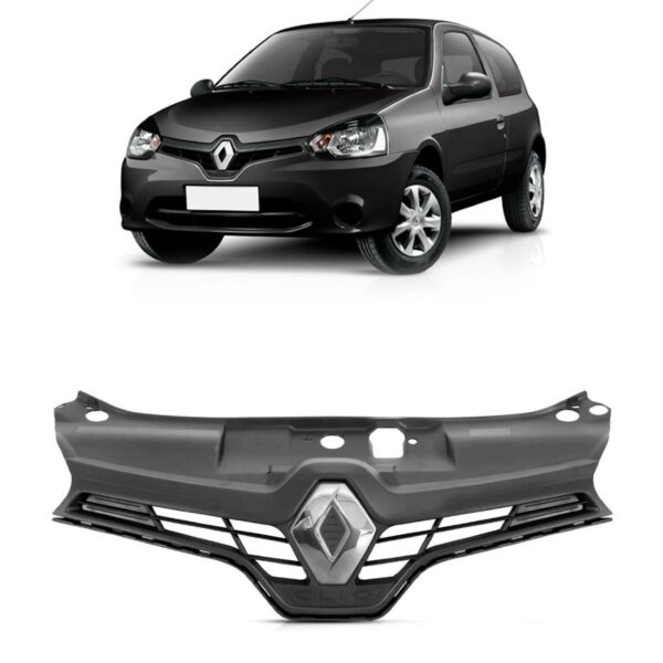 Grade Radiador Clio Mio 2012 2013 A 2016 Emblema 1a Linha