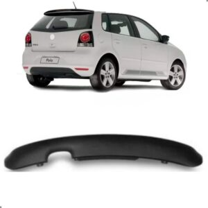 Spoiler Polo Hatch 2003 A 2011 Parachoque Traseiro Preto
