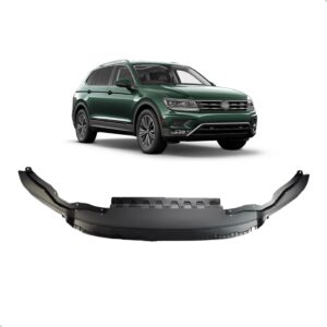 Spoiler Tiguan Allspace 2018 A 2022 Parachoque Dianteiro Preto