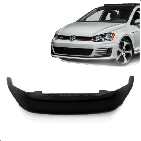 Spoiler Golf Para Mk7 2013 2014 A 2020 Parachoque Dianteiro Preto