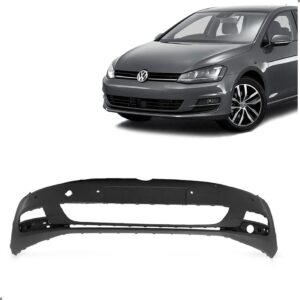 Parachoque Dianteiro Golf Vi I15-18 C/furo Sensor C/esguicho Preto