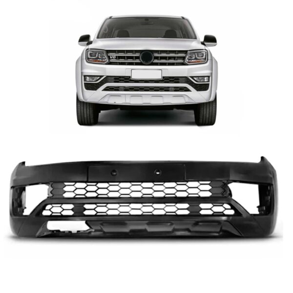 Envolvente Dianteiro Com Grade Amarok 2017 Em Diante - Preto