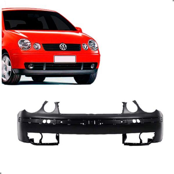 Parachoque Dianteiro Para Polo 2003 2004 2005 A 2006 Preto