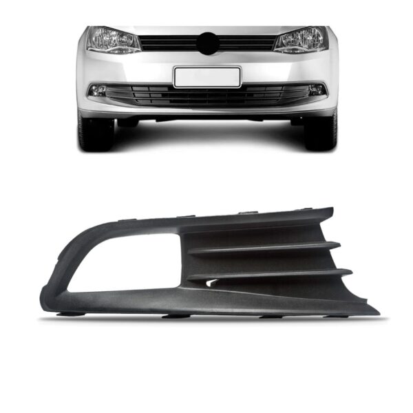 Moldura Farol Milha Gol G6 2013 2014 2015 2016 Com Furo Para Pintar Direito