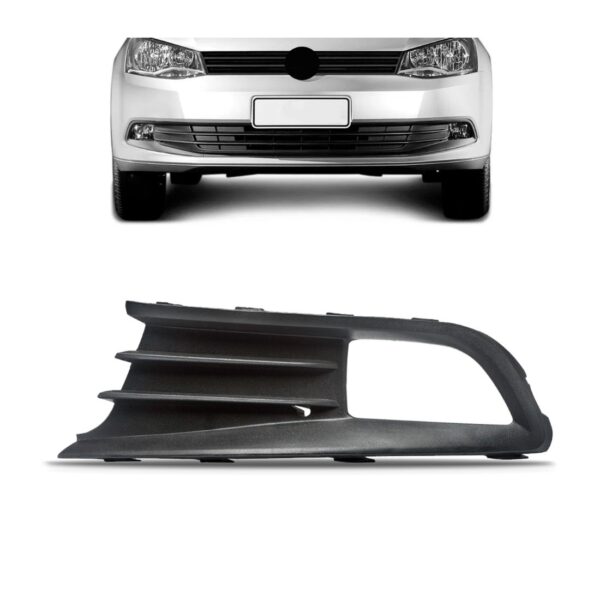 Moldura Farol Milha Gol G6 2013 2014 2015 2016 Com Furo Para Pintar Esquerdo