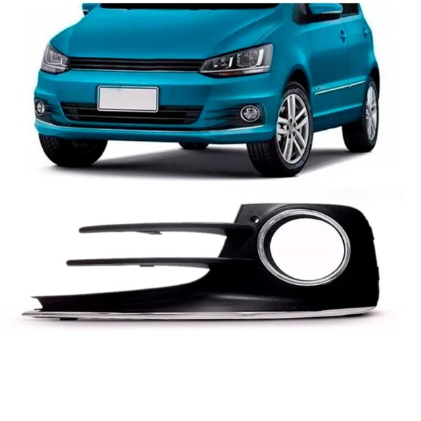 Tela Frontal Moldura Farol Milha Spacefox 15 A 18 Com Furo Lado Esquerdo