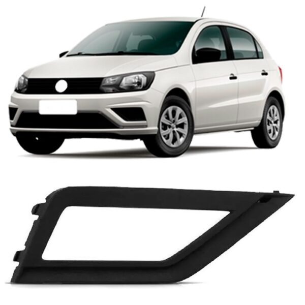 Grade Moldura Farol Milha Gol G8 2019 A 2020 Com Furo Lado Direito