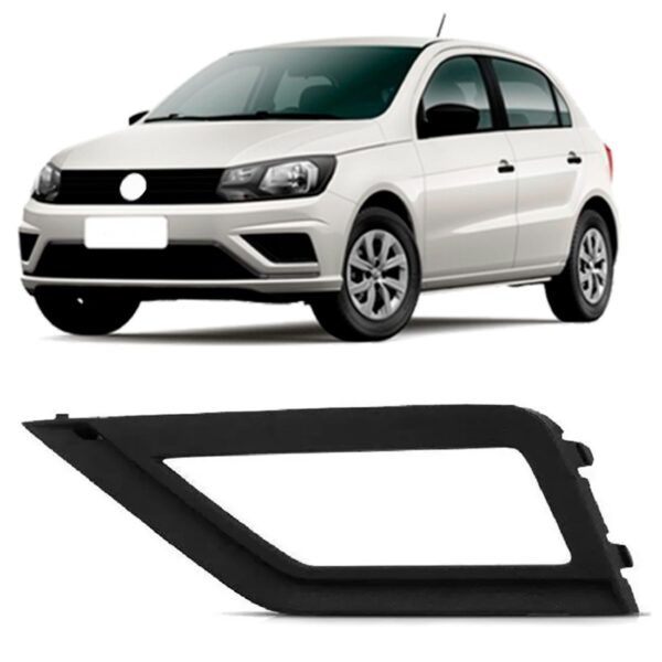 Grade Moldura Farol Milha Gol G8 2019 A 2020 Com Furo Lado Esquerdo