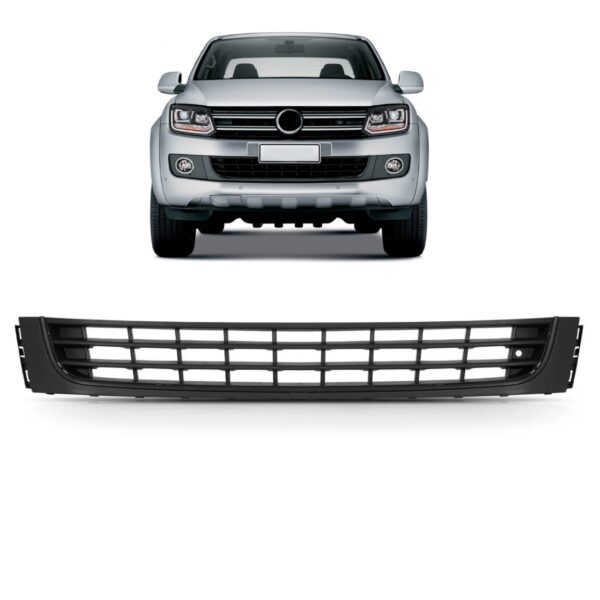 Grade Central Parachoque Amarok 2013 A 2016 C/moldura Preta