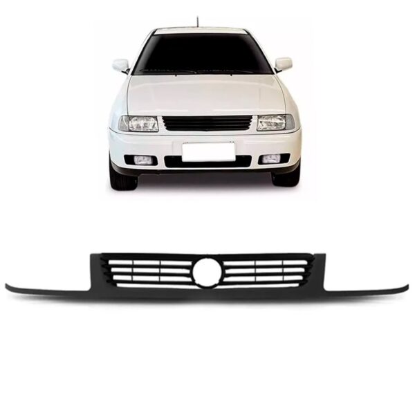 Grade Radiador Polo 1997 98 99 00 2001 A 2004 Completa Preta