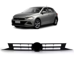 Grade Radiador Polo Virtus 2018 2019 A 2022 Preta 1a Linha Preto