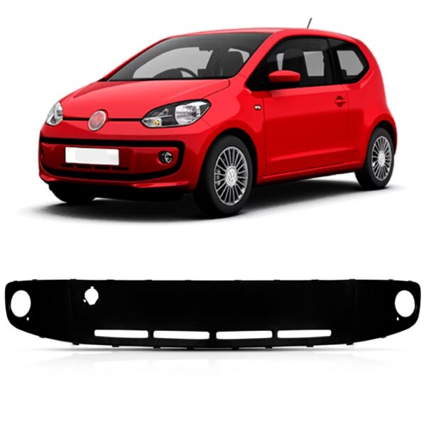 Moldura Aplique Parachoque Up 2014 15 16 2017 Com Furo Milha - Preto