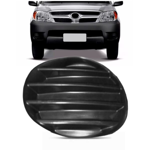 Grade Moldura Farol Milha Hilux 2005 2006 2007 2008 Lado Esquerdo