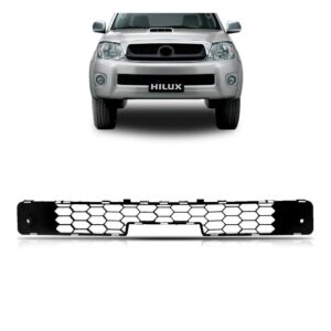 Grade Central Parachoque Hilux 2009 2010 2011 2012 1a Linha Preto