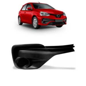 Tela Frontal Moldura Farol Milha Etios 17 2018 2019 Sem Furo Lado Direito