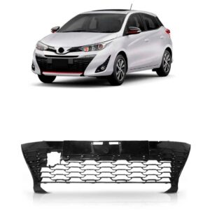 Grade Central Parachoque Yaris 2018 A 2020 Liso 1a Linha