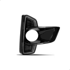 Tela Frontal Parachoque Hilux 19/21 Moldura Preta Brilhante