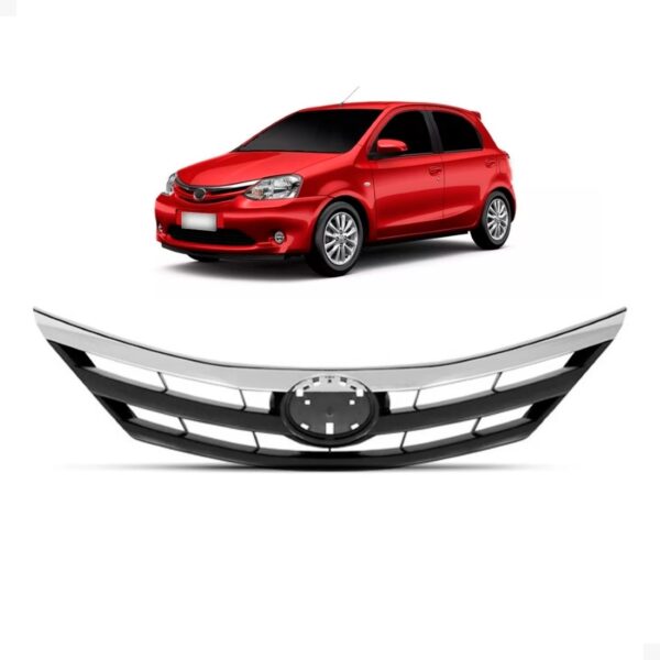 Tela Grade Radiador Etios 2012 A 2016 Com Friso Cromado